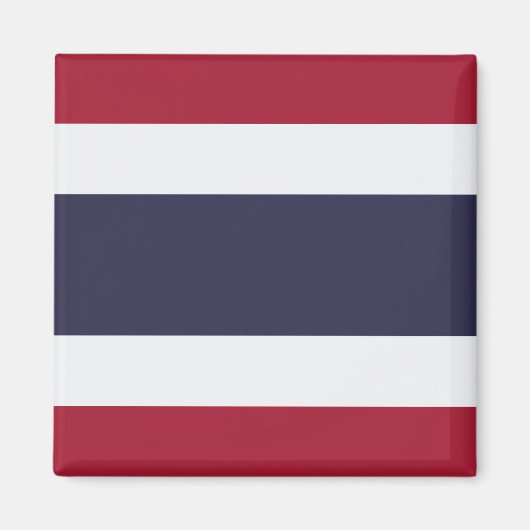 Magnet mit der Flagge Thailands (Vorne)