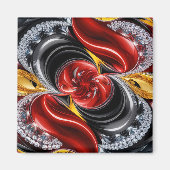 Magnet mit deutschem Farbdesign (Vorne)