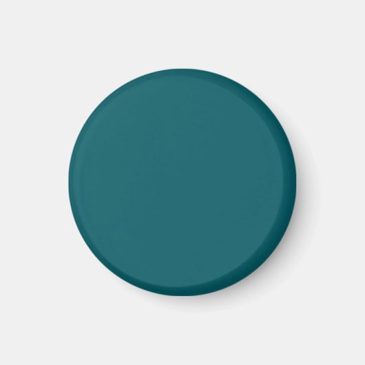 Magnet mit dunklem Aquamarinem Hintergrund (Vorne)