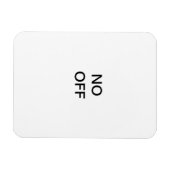 Magnet mit "EIN & AUS" (Horizontal)