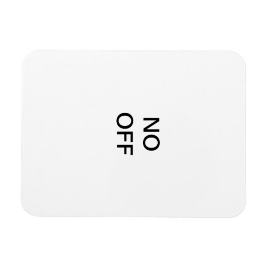 Magnet mit "EIN & AUS" (Horizontal)