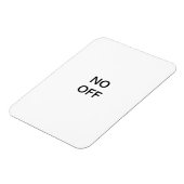 Magnet mit "EIN & AUS" (Linke Seite)