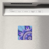Magnet mit einer Blumenkunst (In Situ (Geschirrspüler))