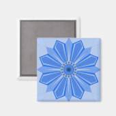 Magnet mit einer Kunst der Blume (Vorderseite/Rückseite)