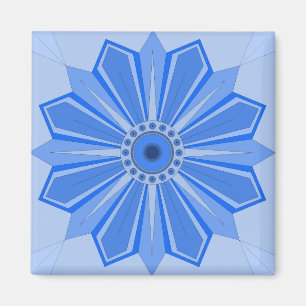 Magnet mit einer Kunst der Blume