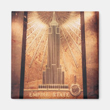 Magnet mit Empire State Plaque