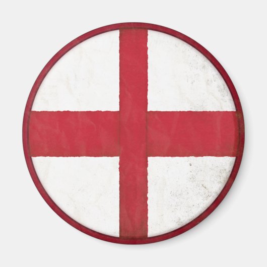 Magnet mit englischer Flagge im schmutzigen alten (Vorne)