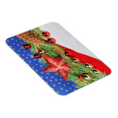 Magnet mit festlichem Weihnachts Motiv (Rechte Seite)