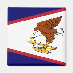 Magnet mit Flag Amerikanisch-Samoa-USA