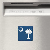 Magnet mit Flag South Carolina Staat - USA (In Situ (Geschirrspüler))
