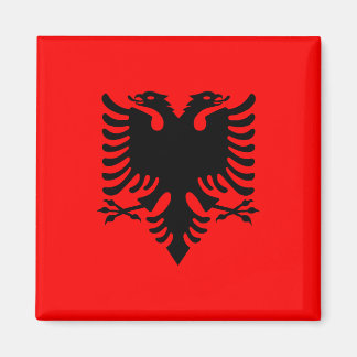 Magnet mit Flagge Albaniens (Flamuri i Shqipërisë)