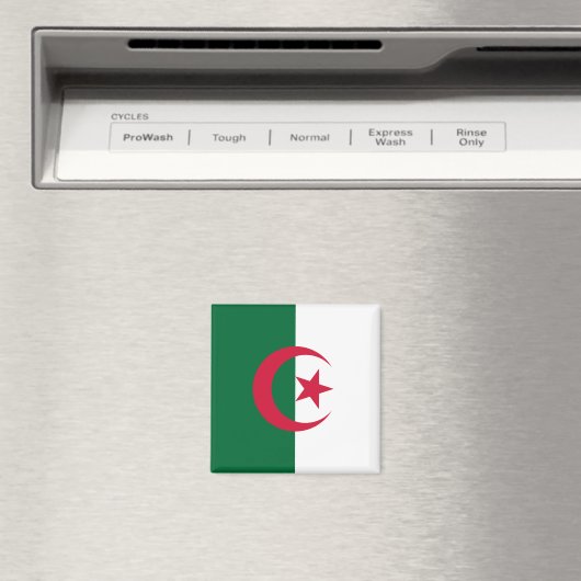 Magnet mit Flagge Algeriens (In Situ (Geschirrspüler))