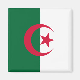 Magnet mit Flagge Algeriens