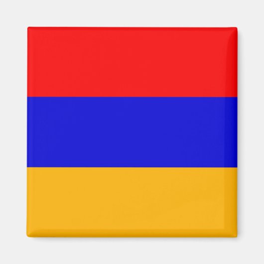 Magnet mit Flagge Armeniens (Vorne)