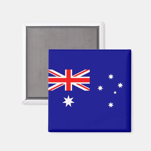 Magnet mit Flagge Australiens (Vorderseite/Rückseite)