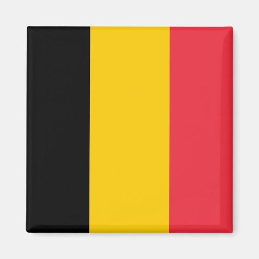 Magnet mit Flagge Belgiens (Vorne)