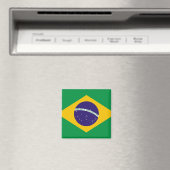 Magnet mit Flagge Brasiliens (In Situ (Geschirrspüler))