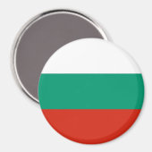 Magnet mit Flagge Bulgariens (Vorderseite/Rückseite)