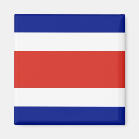 Magnet mit Flagge Costa Ricas (Vorne)