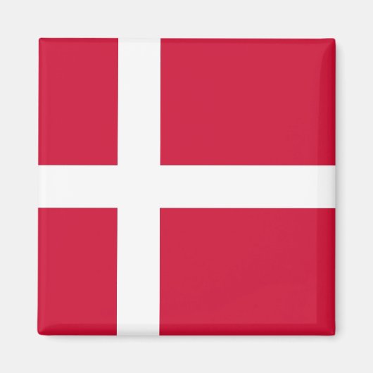 Magnet mit Flagge Dänemarks (Vorne)