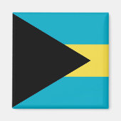 Magnet mit Flagge der Bahamas (Vorne)