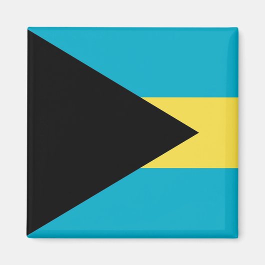 Magnet mit Flagge der Bahamas (Vorne)