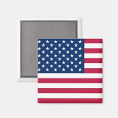Magnet mit Flagge der USA (Vorderseite/Rückseite)
