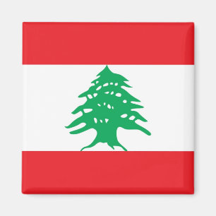 Magnet mit Flagge des Libanon