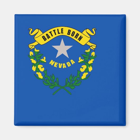 Magnet mit Flagge des Nevada-Staat - USA (Vorne)