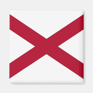 Magnet mit Flagge des Staat Alabama - USA