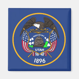 Magnet mit Flagge des Staat Utah - USA