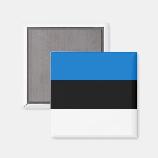 Magnet mit Flagge Estlands (Vorderseite/Rückseite)