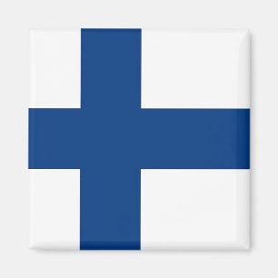 Magnet mit Flagge Finnlands