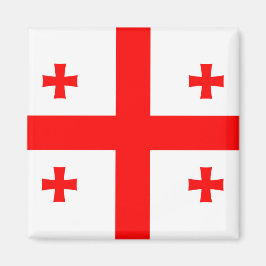 Magnet mit Flagge Georgiens