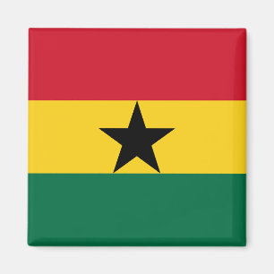 Magnet mit Flagge Ghanas