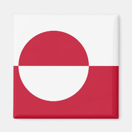 Magnet mit Flagge Grönlands