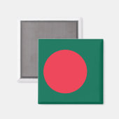 Magnet mit Flagge in Bangladesch (Vorderseite/Rückseite)