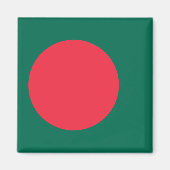 Magnet mit Flagge in Bangladesch (Vorne)
