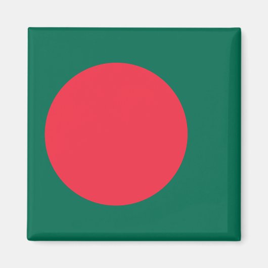 Magnet mit Flagge in Bangladesch (Vorne)