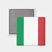 Magnet mit Flagge Italiens (Vorderseite/Rückseite)