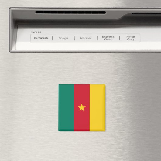 Magnet mit Flagge Kameruns (In Situ (Geschirrspüler))