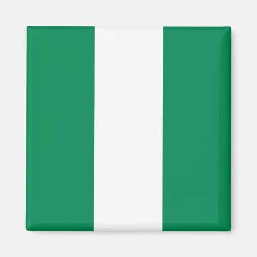 Magnet mit Flagge Nigerias (Vorne)