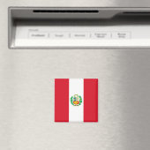 Magnet mit Flagge Perus (In Situ (Geschirrspüler))