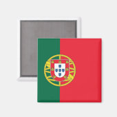 Magnet mit Flagge Portugals (Vorderseite/Rückseite)