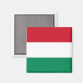 Magnet mit Flagge Ungarns (Vorderseite/Rückseite)
