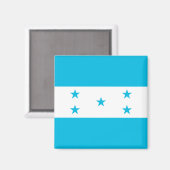 Magnet mit Flagge von Honduras (Vorderseite/Rückseite)