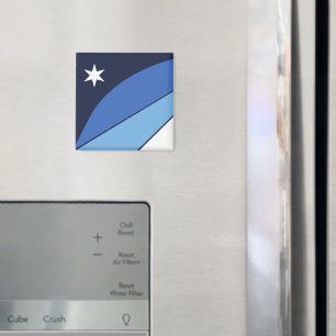 Magnet mit Flagge von Kolumbien, South Carolina