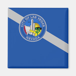 Magnet mit Flagge von Las Vegas City, USA