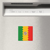 Magnet mit Flagge von Los Angeles, Kalifornien (In Situ (Geschirrspüler))