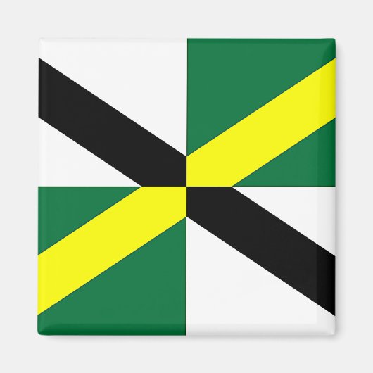 Magnet mit Flagge von Monterey, Kalifornien, USA (Vorne)